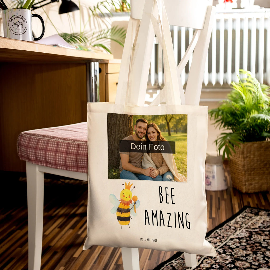 Personalisierte Foto Tragetasche Biene König Personalisierte Foto Tragetasche, Biene, Wespe, Hummel