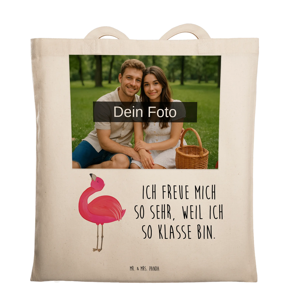 Personalisierte Foto Tragetasche Flamingo Stolz Personalisierte Foto Tragetasche, Flamingo, stolz, Freude, Selbstliebe, Selbstakzeptanz, Freundin, beste Freundin, Tochter, Mama, Schwester