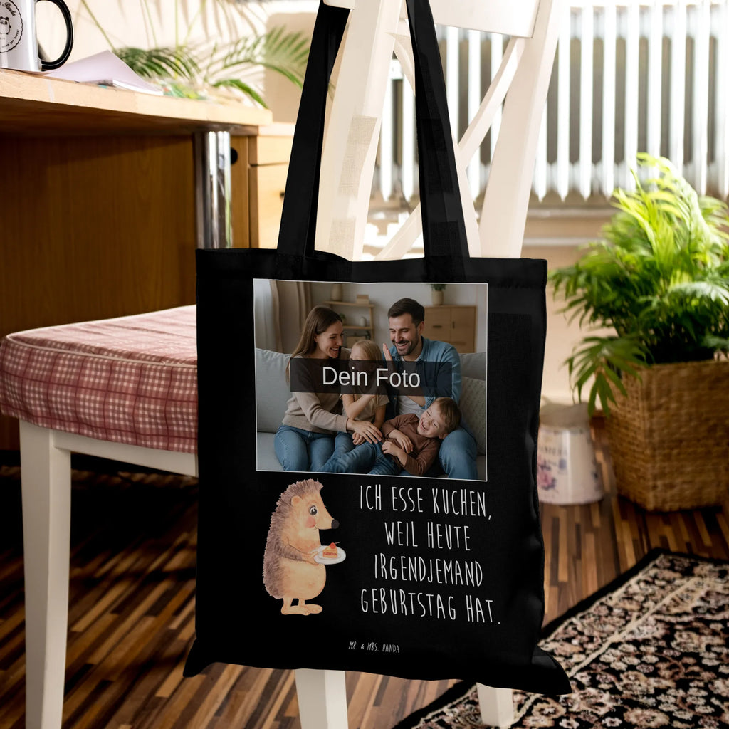 Personalisierte Foto Tragetasche Igel Kuchenstück Personalisierte Foto Tragetasche, Tiermotive, Gute Laune, lustige Sprüche, Tiere, Igel, Essen Spruch, Kuchen, Backen Geschenk, Kuchen backen, Einladung Party, Geburtstagskuchen, Torte