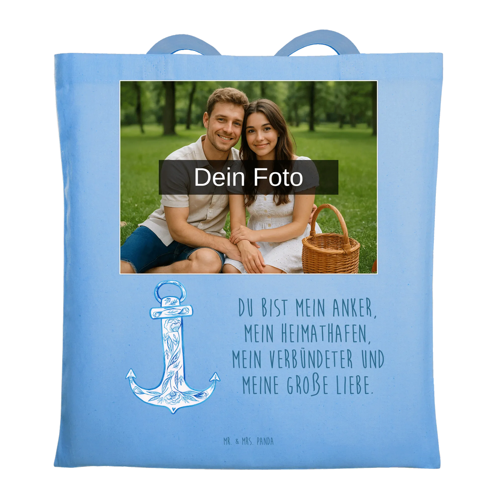Personalisierte Foto Tragetasche Anker Blau Personalisierte Foto Tragetasche, Tiermotive, Gute Laune, lustige Sprüche, Tiere
