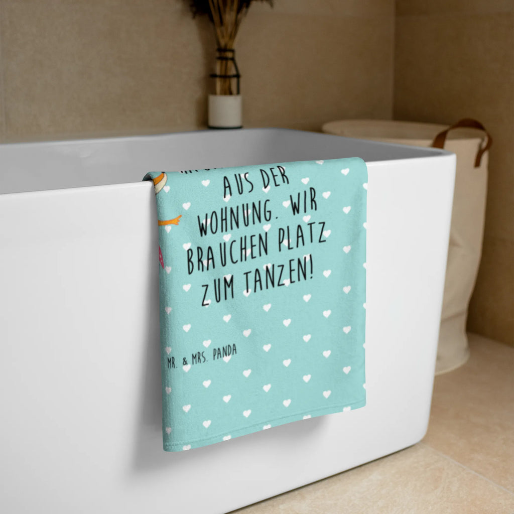 Photo XL Towel Fox ballerina fox, foxes, forest wildlife, clever as a fox, animal lover, birthday, vixen, dancing, invitation, ballerina, fox saying, dancer, ballet, party