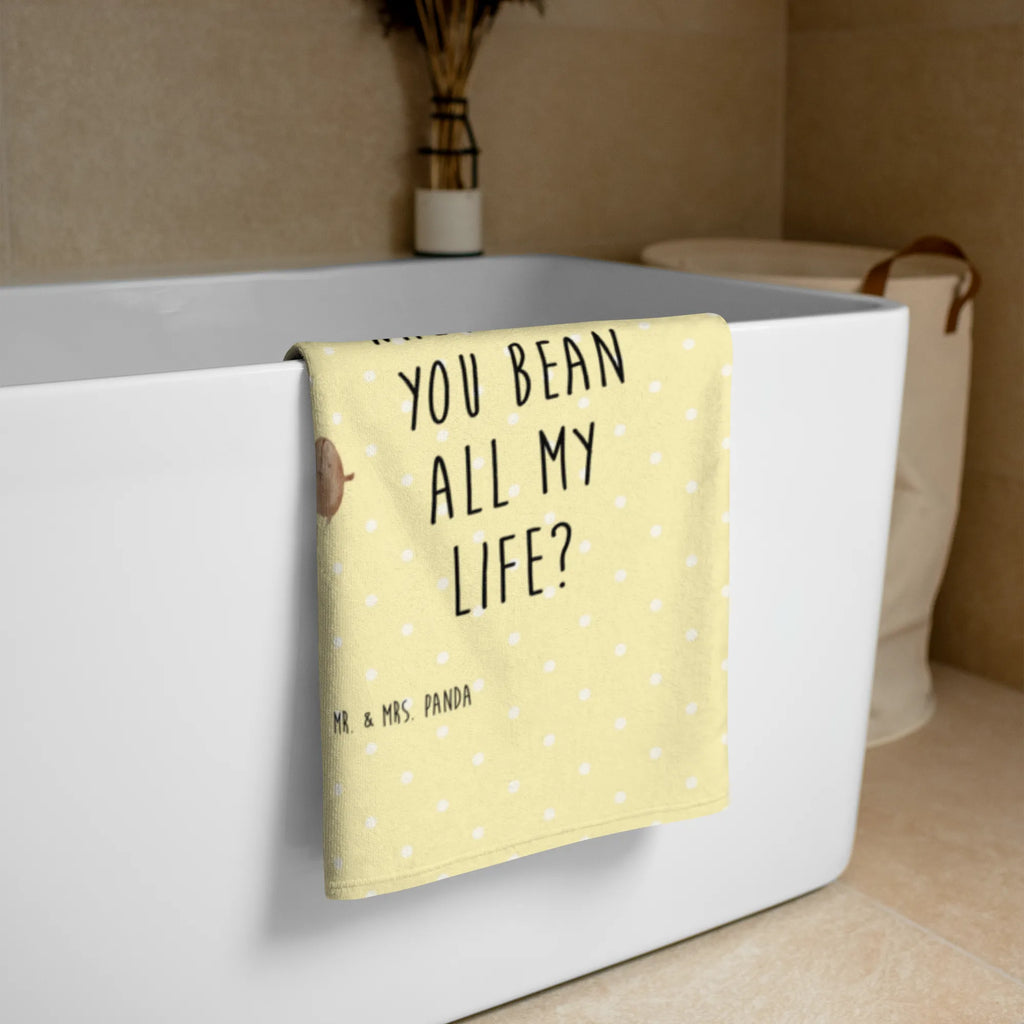 Photo XL Towel Coffee Bean small animals, cute, funny, cute animal motives, hand drawn, small world, funny sayings, good mood, happy, gifts, gift ideas, special gifts, animal lover, card, pleasure, satisfaction, Coffee, happiness, coffee bean