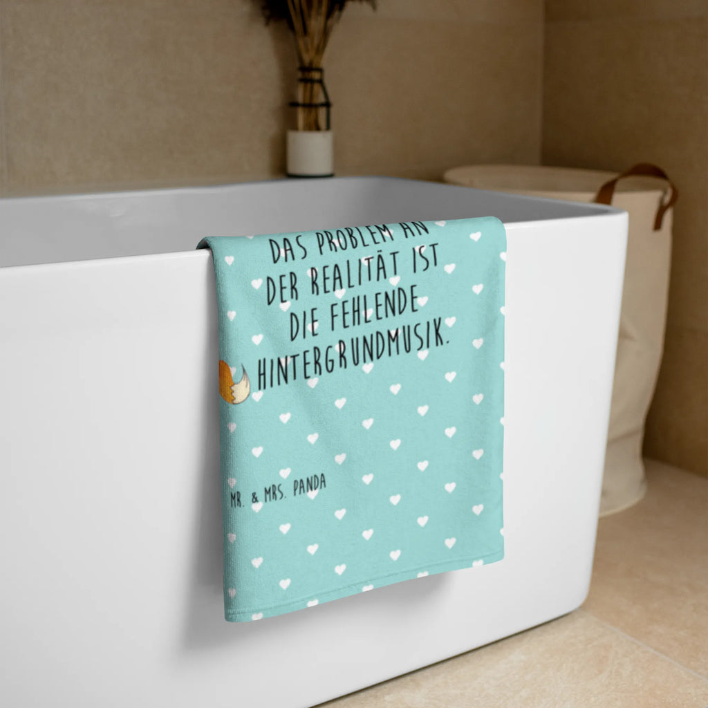 Photo XL Towel Fox guitar fox, foxes, forest wildlife, clever as a fox, animal lover, Fox, music saying, guitar, singer, gift musician, musician