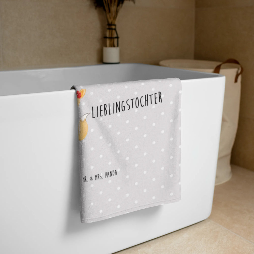 Photo XL Towel Fox mummy Family, Father's Day, Mother's Day, brother, sister, Mom, Dad, present, best daughter, daughter, favourite daughter, mom, mother