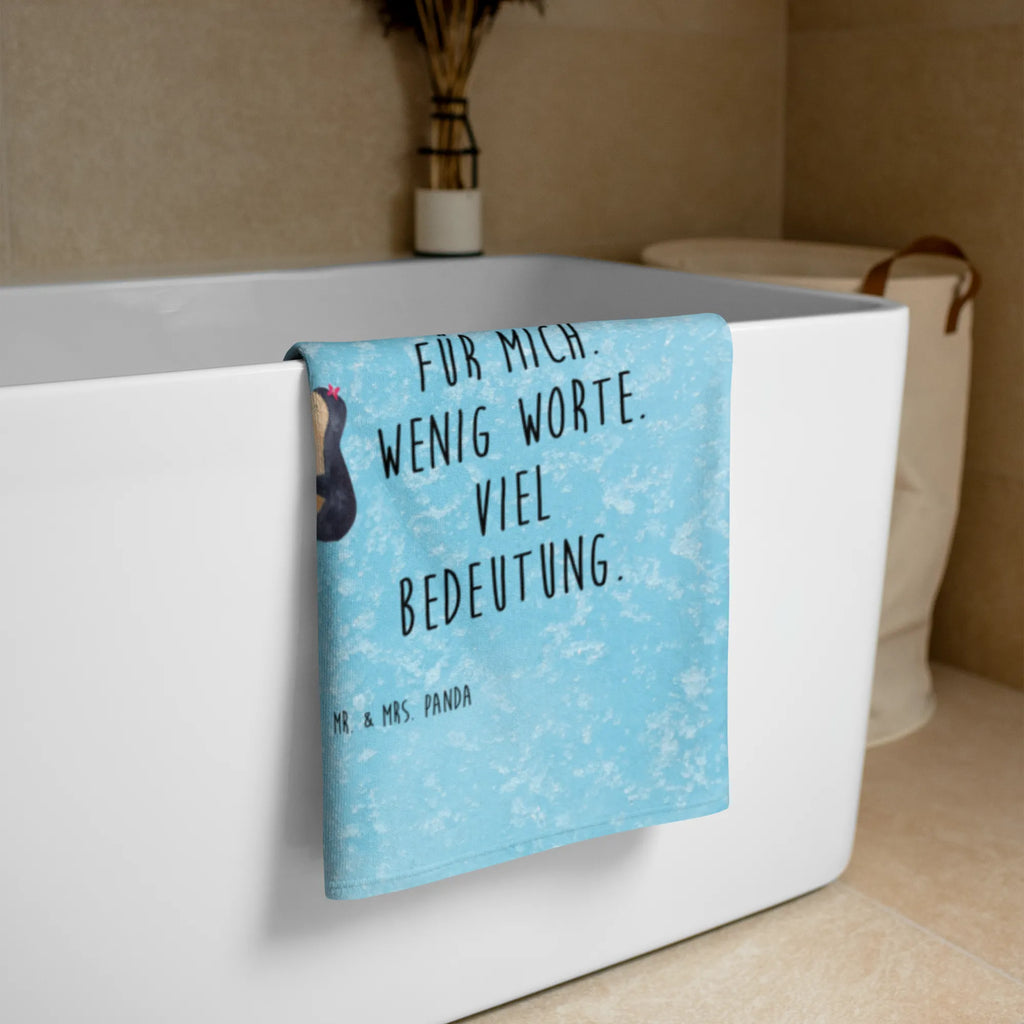 Photo XL Towel Penguin pair Penguin, North Pole, Winter, Penguins, engagement, penguins, anniversary, love gift, wedding day, proof of love, dream couple, great love, penguin, lovers, wedding, love, wedding gift