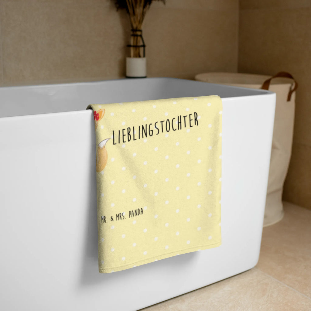 Photo XL Towel Fox mummy Family, Father's Day, Mother's Day, brother, sister, Mom, Dad, present, best daughter, daughter, favourite daughter, mom, mother