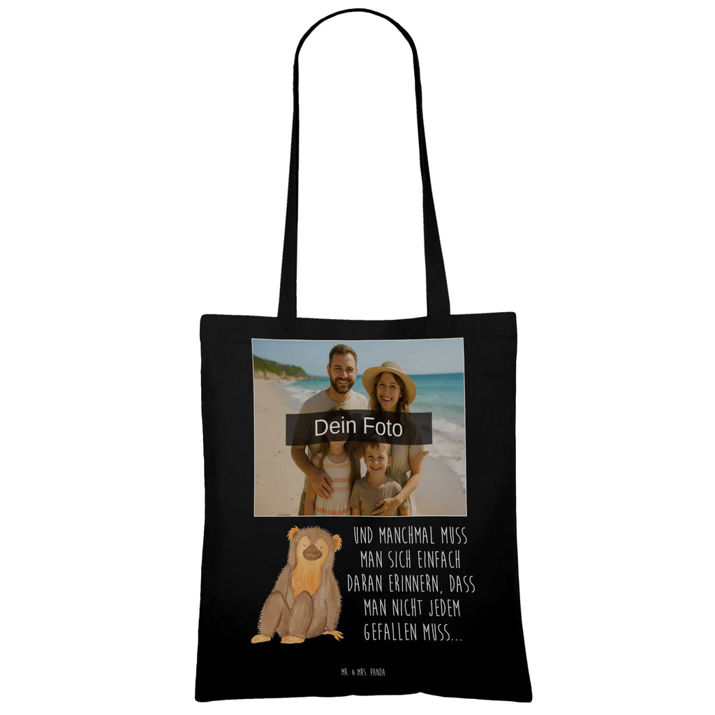 Personalisierte Foto Tragetasche Affe Personalisierte Foto Tragetasche, Afrika, Wildtiere, Affen, Selbstachtung, Selbstliebe, Selfcare, Liebe, Affe, Selbstbewusstsein, Respekt, Äffchen, Motivation