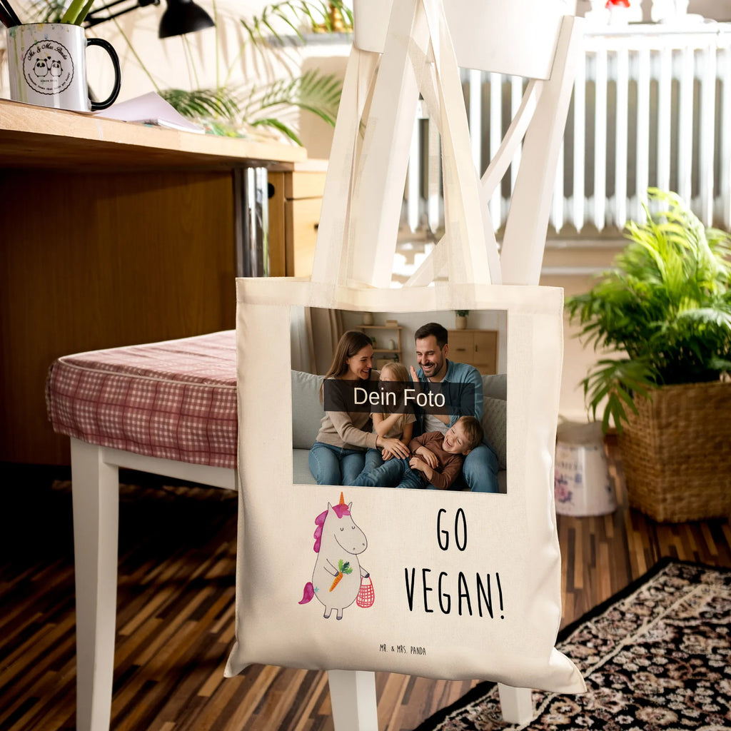Personalisierte Foto Tragetasche Einhorn Vegan Personalisierte Foto Tragetasche, Einhorn, Einhörner, Einhorn Deko, Unicorn, Vegetariar, Gesund leben, Veganer, vegan, Gesund essen, Veganismus, Rohkost