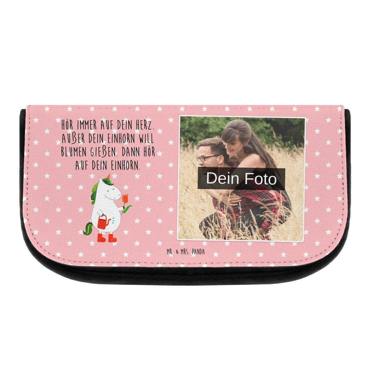 Personalized Photo Makeup Bag unicorn gardener gardener present, gardener gift, Watering-Can, garden, Girlfriend gift, Flower