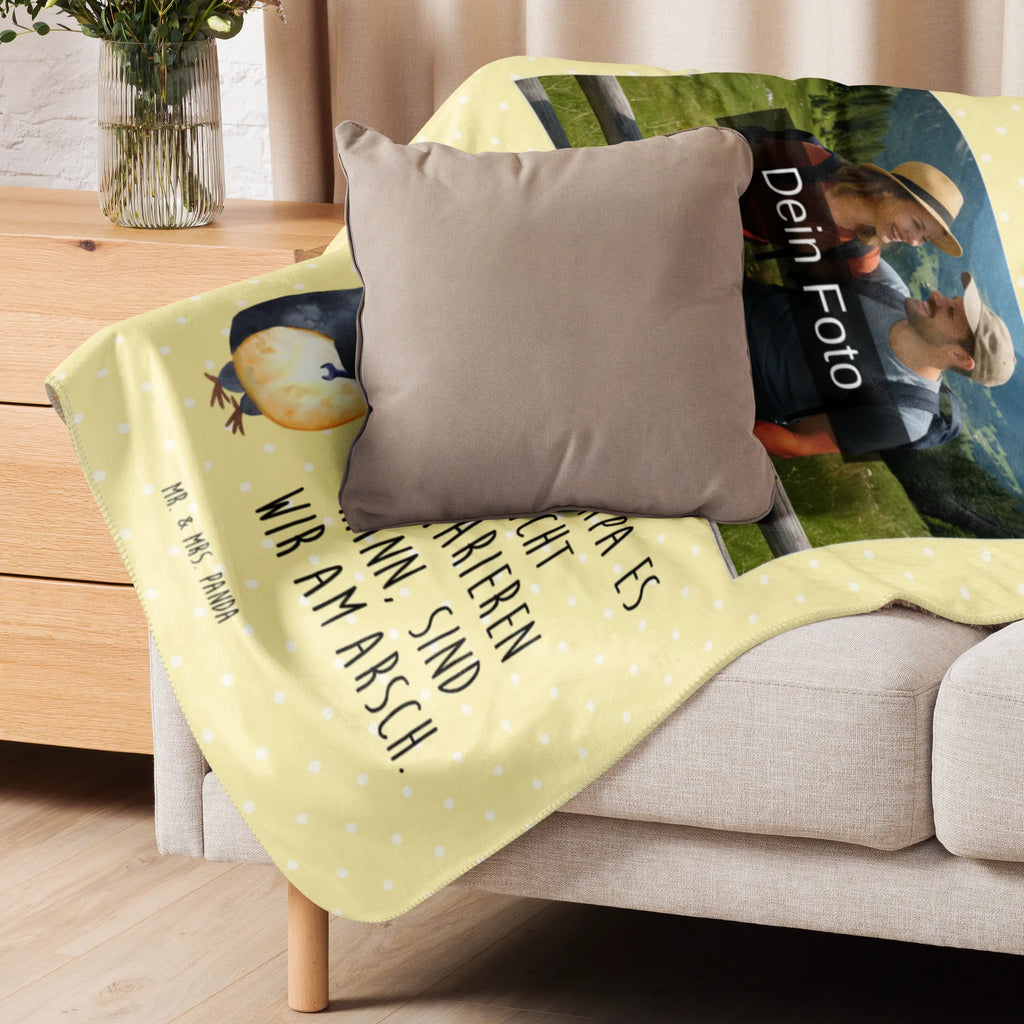 Sherpa Photo Cuddle Blanket If Daddy can't fix it, we're screwed. Foto Kuscheldecke, Familie, Vatertag, Muttertag, Bruder, Schwester, Mama, Papa, Oma, Opa, Vater, Bester Papa der Welt, Geschenk Papa