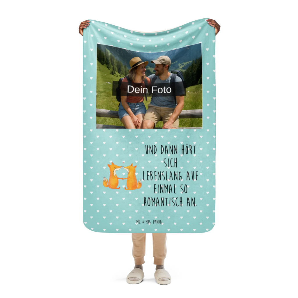 Sherpa Photo Cuddle Blanket foxes Love Foto Kuscheldecke, Fuchs, Ehefrau, Fox, Ehemann, Freund, Freundin, Liebesbeweis, Liebespaar, Füchse, Liebe, Partner, Ehe, Paar, Verlobte