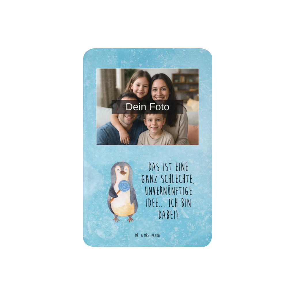 Sherpa Photo Cuddle Blanket Penguin lollipop Foto Kuscheldecke, Pinguin, Spruch, Rebell, Gauner, Pinguine, Ganove, Süßigkeiten, Blödsinn, Lolli, Rabauke