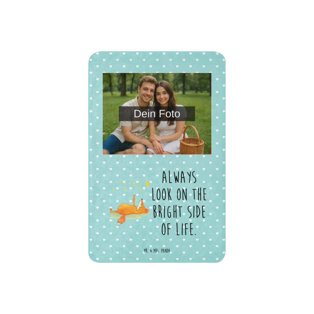 Sherpa Photo Cuddle Blanket Fox Stars Foto Kuscheldecke, Fuchs, Romantik, Spruch positiv, Füchse, Always Look on the Bright Side of Life, tröstende Worte, Spruch schön