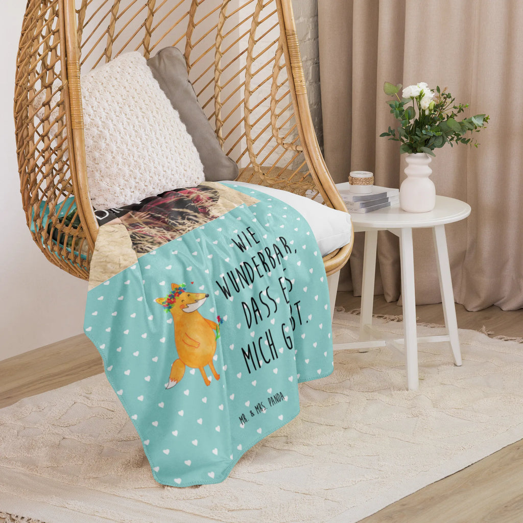 Sherpa Photo Cuddle Blanket Fox Flower Foto Kuscheldecke, Fuchs, Fuchsmädchen, Freundinnen, Selbstliebe, Blumen, Liebesbeweis, Freundin, Motivation, Blumenmädchen, mich, Liebe, Freude, ich, Blume, Füchse, Fox
