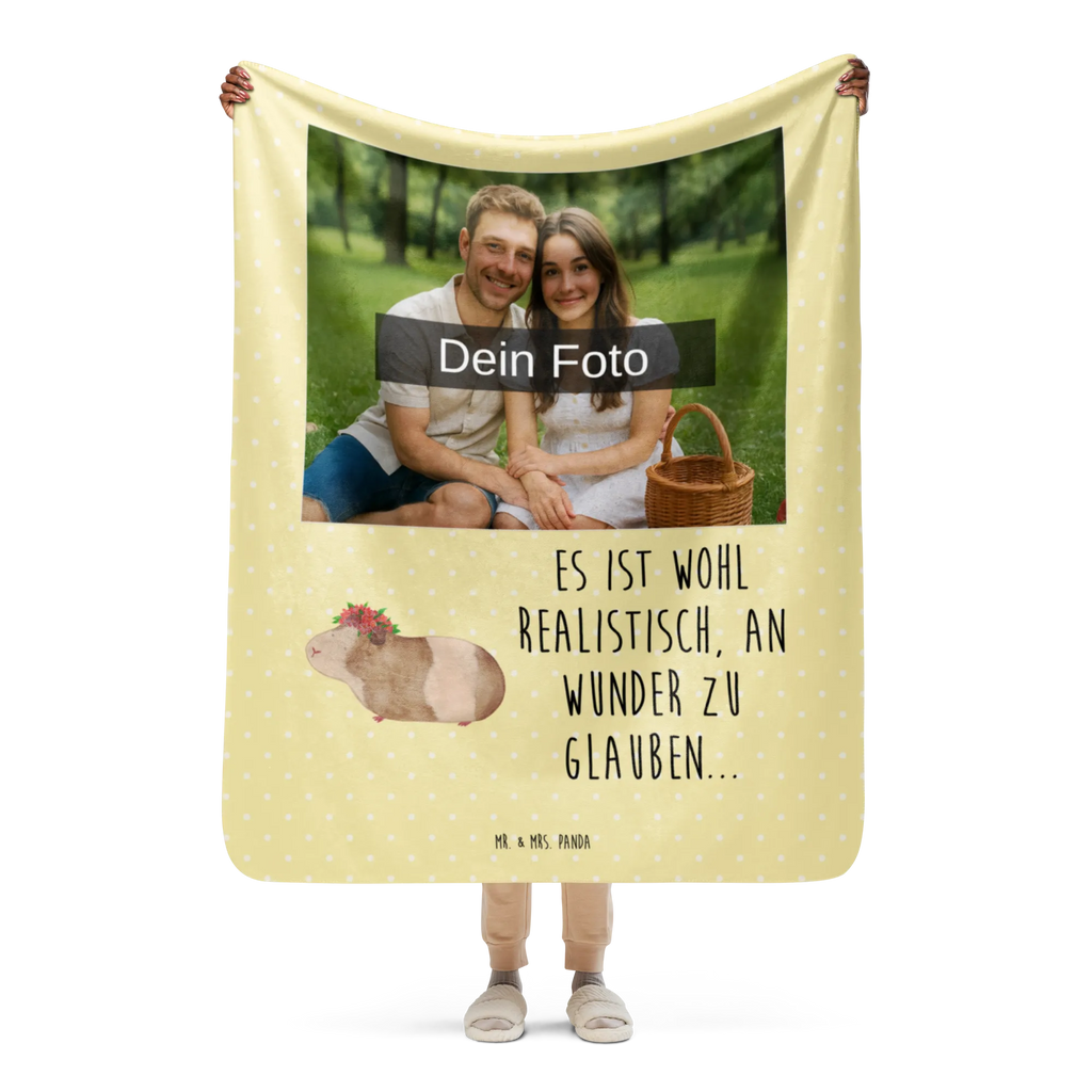Sherpa Photo Cuddle Blanket Guinea pig wisdom Foto Kuscheldecke, Tiermotive, Gute Laune, lustige Sprüche, Tiere, Weisheit, Spruch, Wunder, Meeries, Wunderland, Meerie, Blumenkind, Realität, Meerschweinchen, Motivation