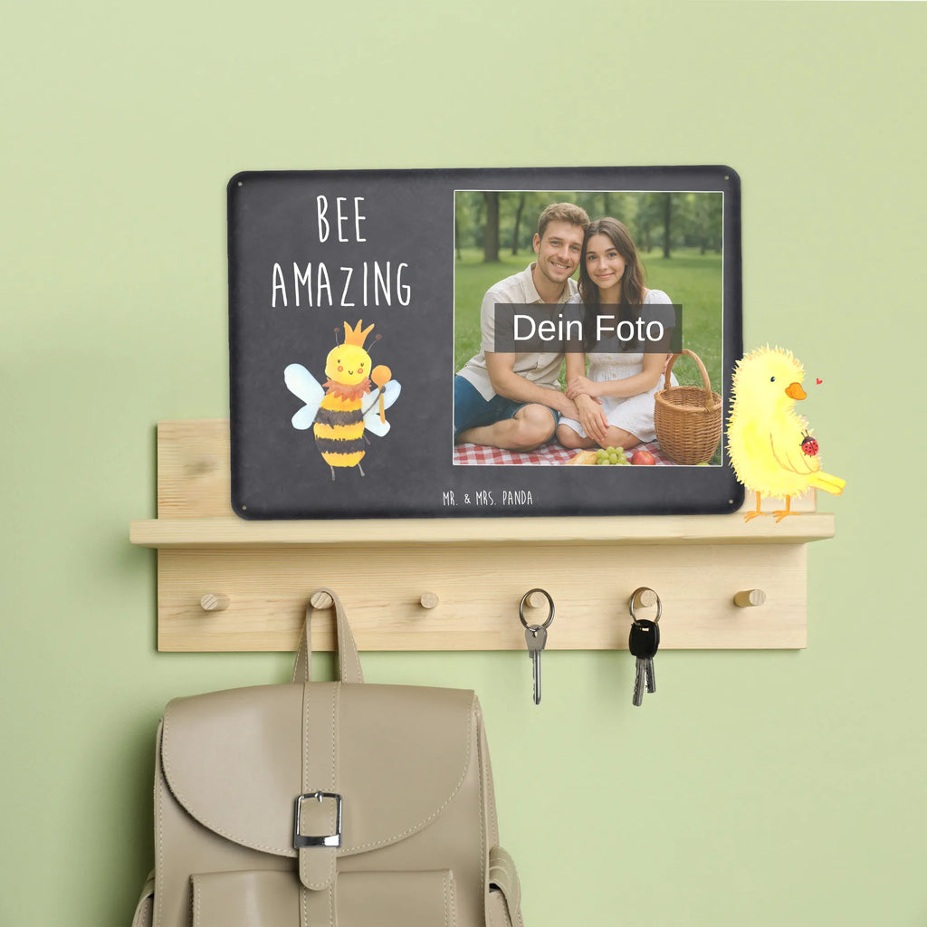 Personalized Photo Metal Sign bee king Bee, wasp, bumblebee