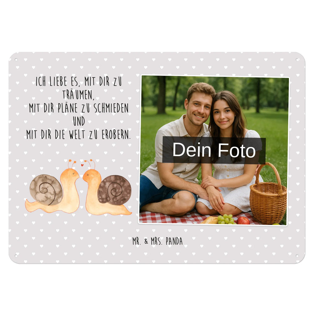 Personalized Photo Metal Sign Snails in love Love, Loving, Two, Together, Marriage, Engagement, Proposal of marriage, Love gift, gift for her, gift for him, anniversary gift