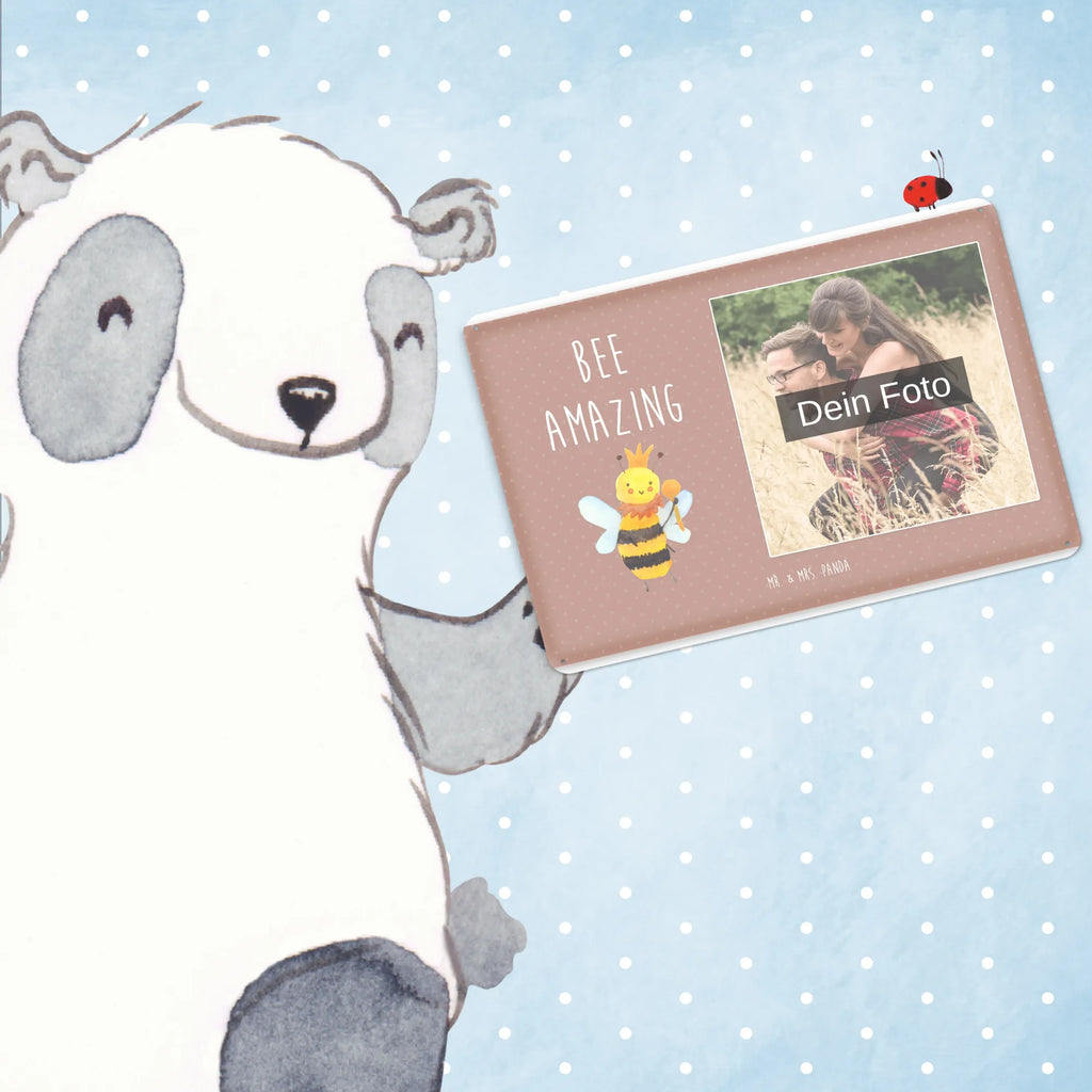 Personalized Photo Metal Sign bee king Bee, wasp, bumblebee