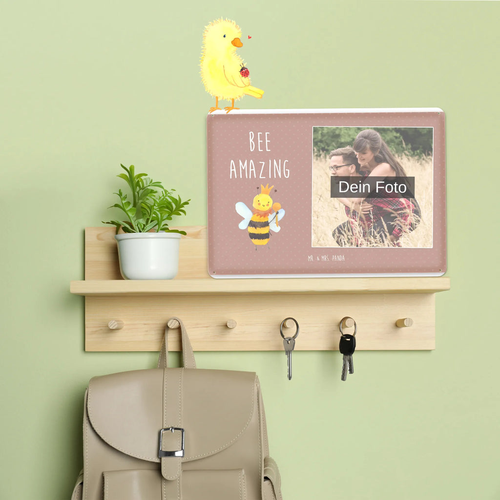 Personalized Photo Metal Sign bee king Bee, wasp, bumblebee