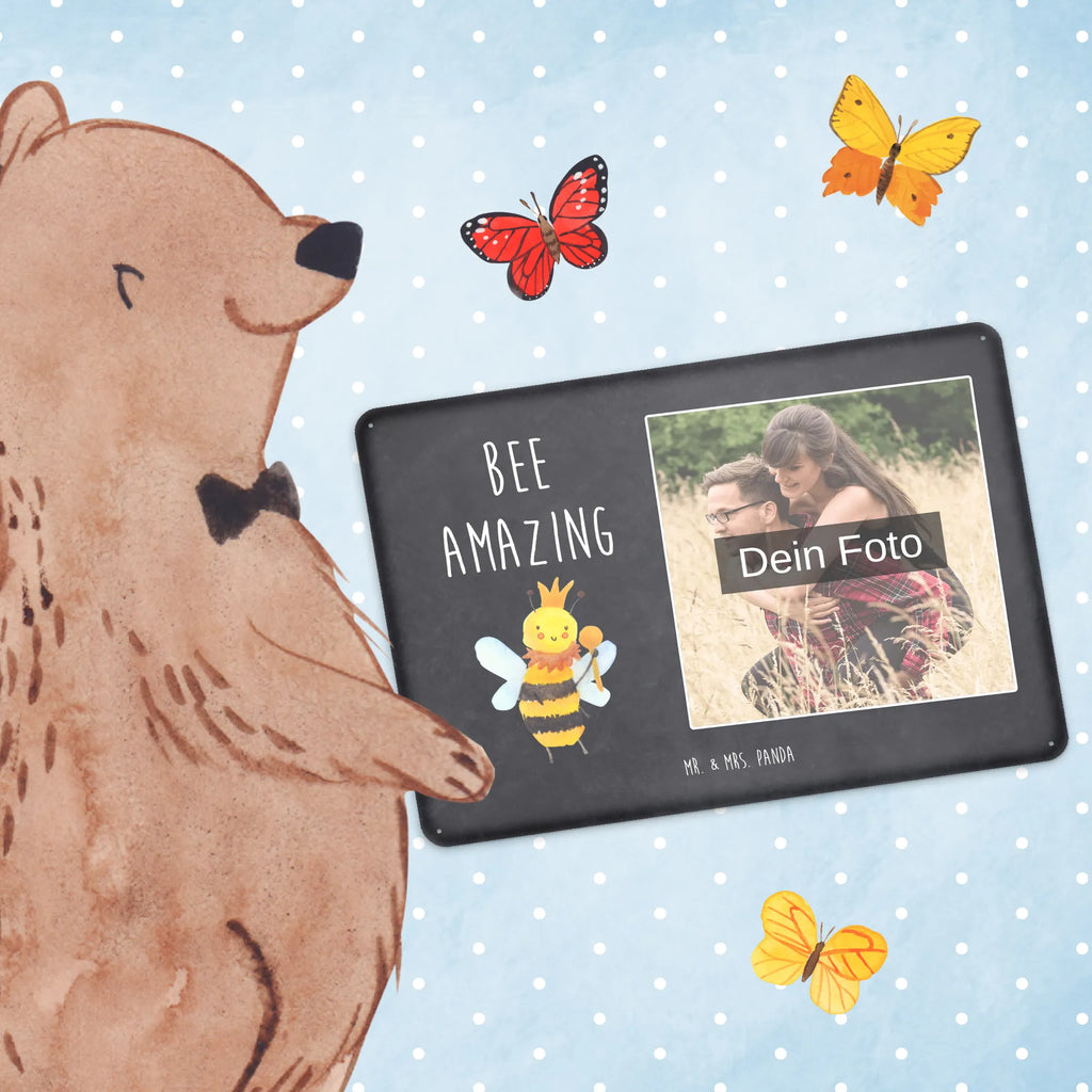 Personalized Photo Metal Sign bee king Bee, wasp, bumblebee