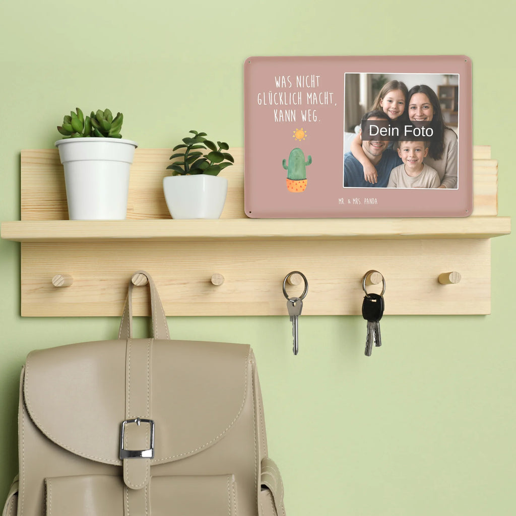 Spersonalizowany metalowy szyld ze zdjęciem Kaktus Słońce Kaktus, Kaktusy