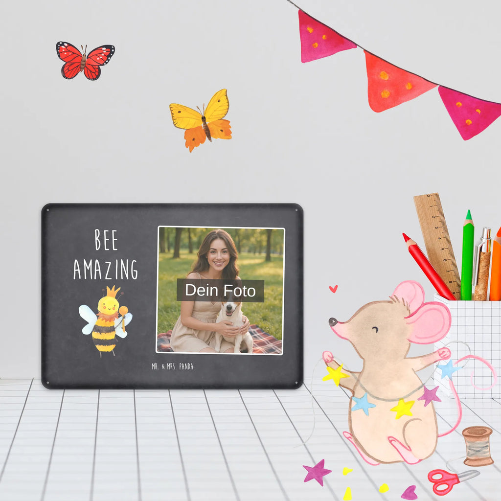 Personalized Photo Metal Sign bee king Bee, wasp, bumblebee