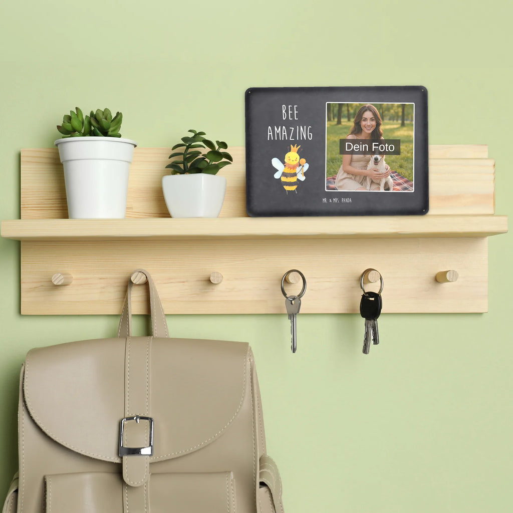 Personalized Photo Metal Sign bee king Bee, wasp, bumblebee