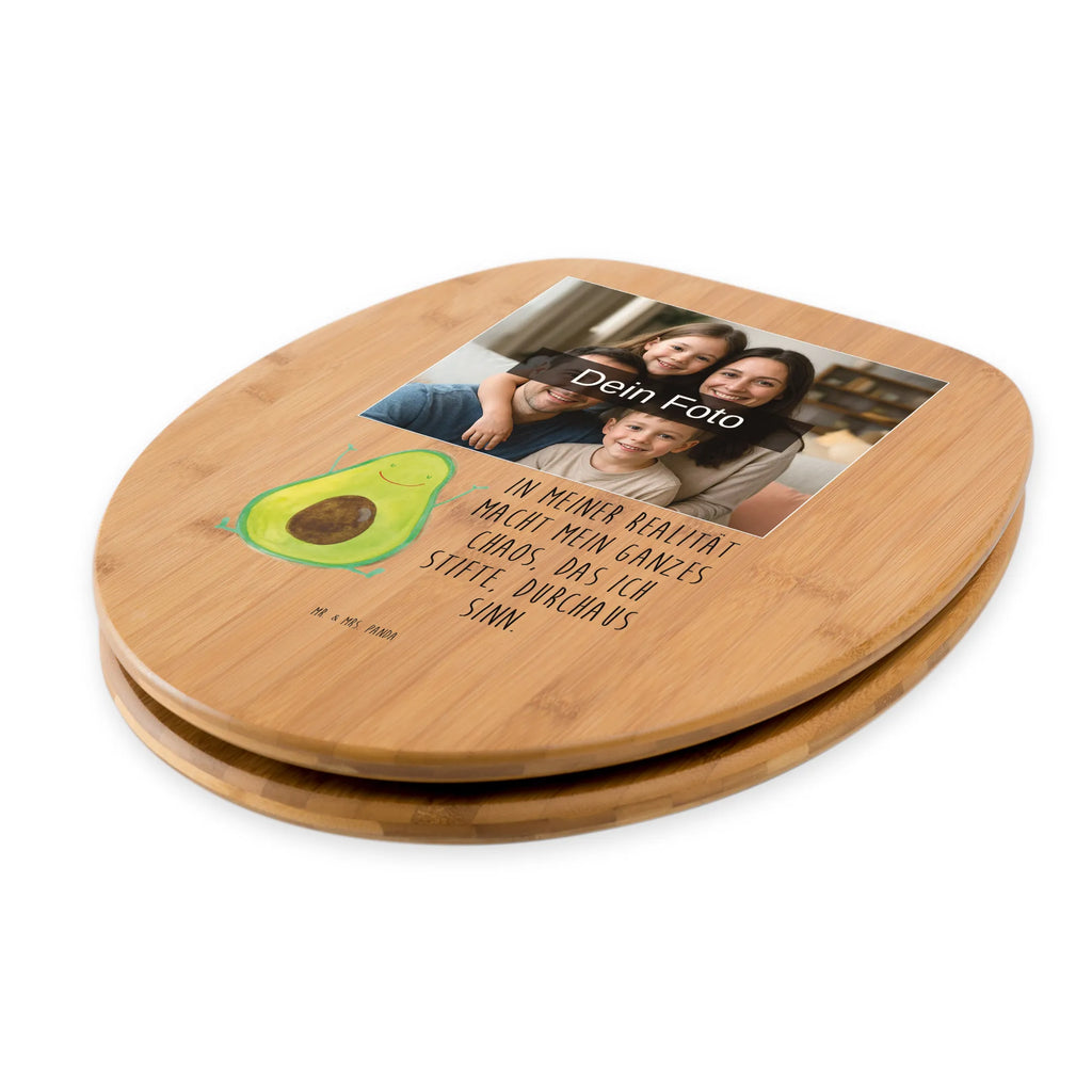 Personalisierter Foto WC Sitz Motiv Avocado Glücklich Personalisierte Klobrille, Personalisierter Klodeckel, Toilettendeckel mit Namen, WC Sitz mit Namen, Personalisierter WC-Sitz, Personalisierter Toilettendeckel mit Foto, Avocado, Veggie, Vegan, Gesund, Chaos