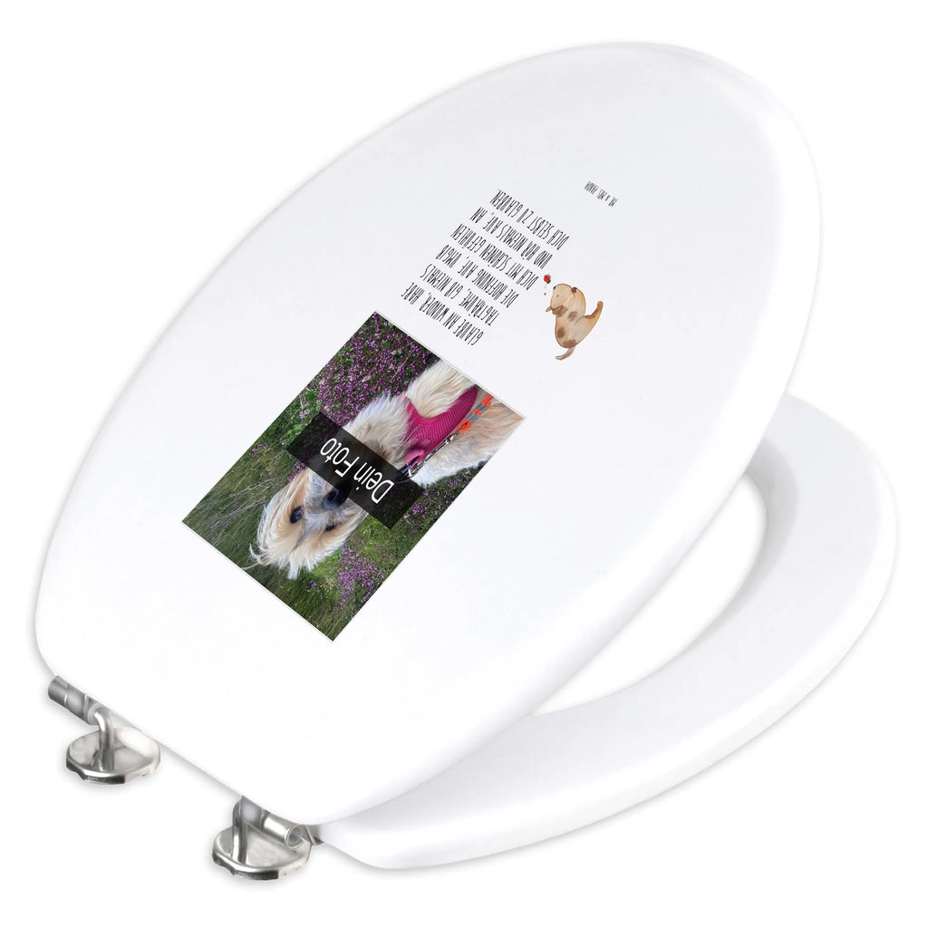 Personalisierter Foto WC Sitz Motiv Hund Marienkäfer Personalisierter Toilettendeckel mit Foto, Personalisierte Klobrille, Personalisierter WC-Sitz, Personalisierter Klodeckel, WC Sitz mit Namen, Toilettendeckel mit Namen, Hund, Hundemotiv, Haustier, Hunderasse, Tierliebhaber, Hundebesitzer, Sprüche, Hundespruch, Hunde, Mischlinghund, Mischling, Marienkäfer