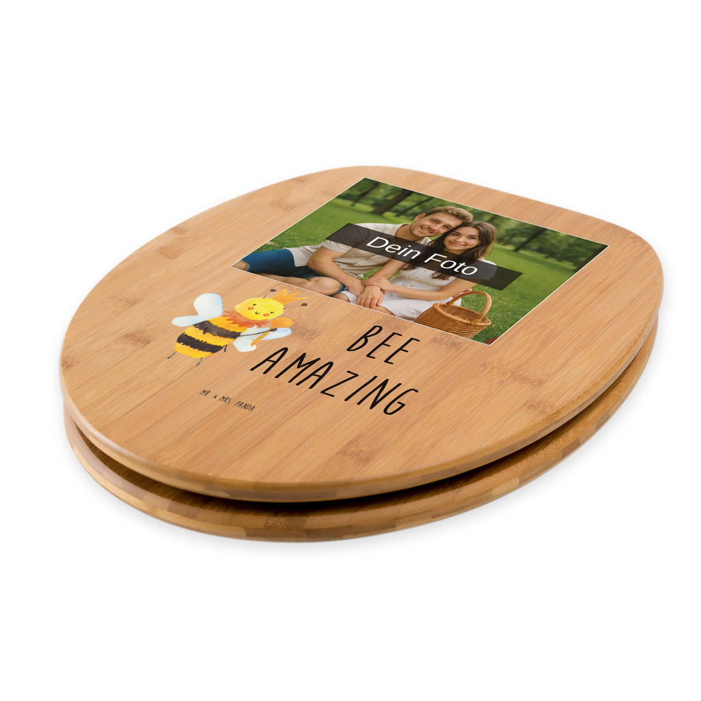 Personalisierter Foto WC Sitz Motiv Biene König Personalisierter Klodeckel, Personalisierter WC-Sitz, WC Sitz mit Namen, Personalisierter Toilettendeckel mit Foto, Personalisierte Klobrille, Toilettendeckel mit Namen, Biene, Wespe, Hummel