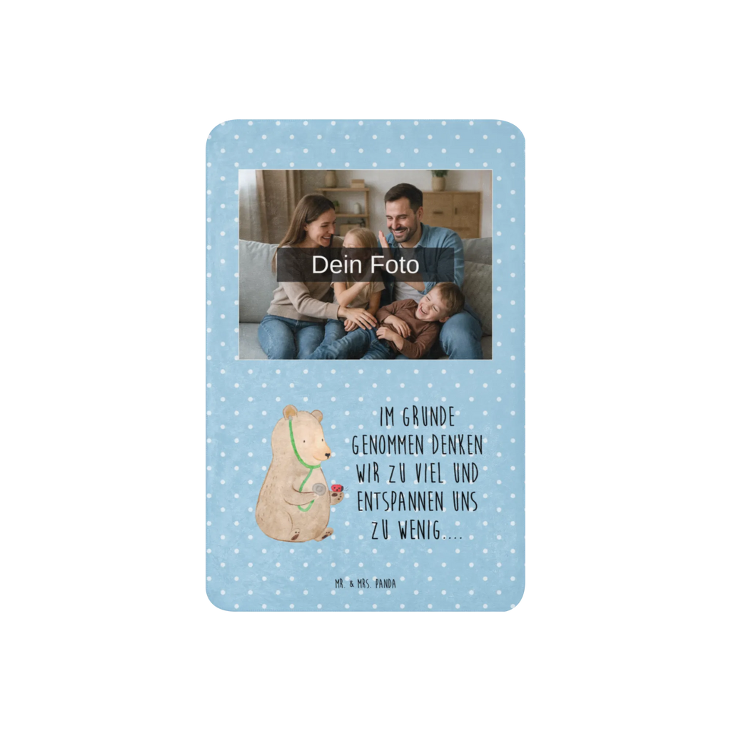 Sherpa Photo Cuddle Blanket bear Physician Foto Kuscheldecke, Bär, Teddy, Teddybär, Doktorin, Arzt, Ärztin, Professor, Professorin, Doktor