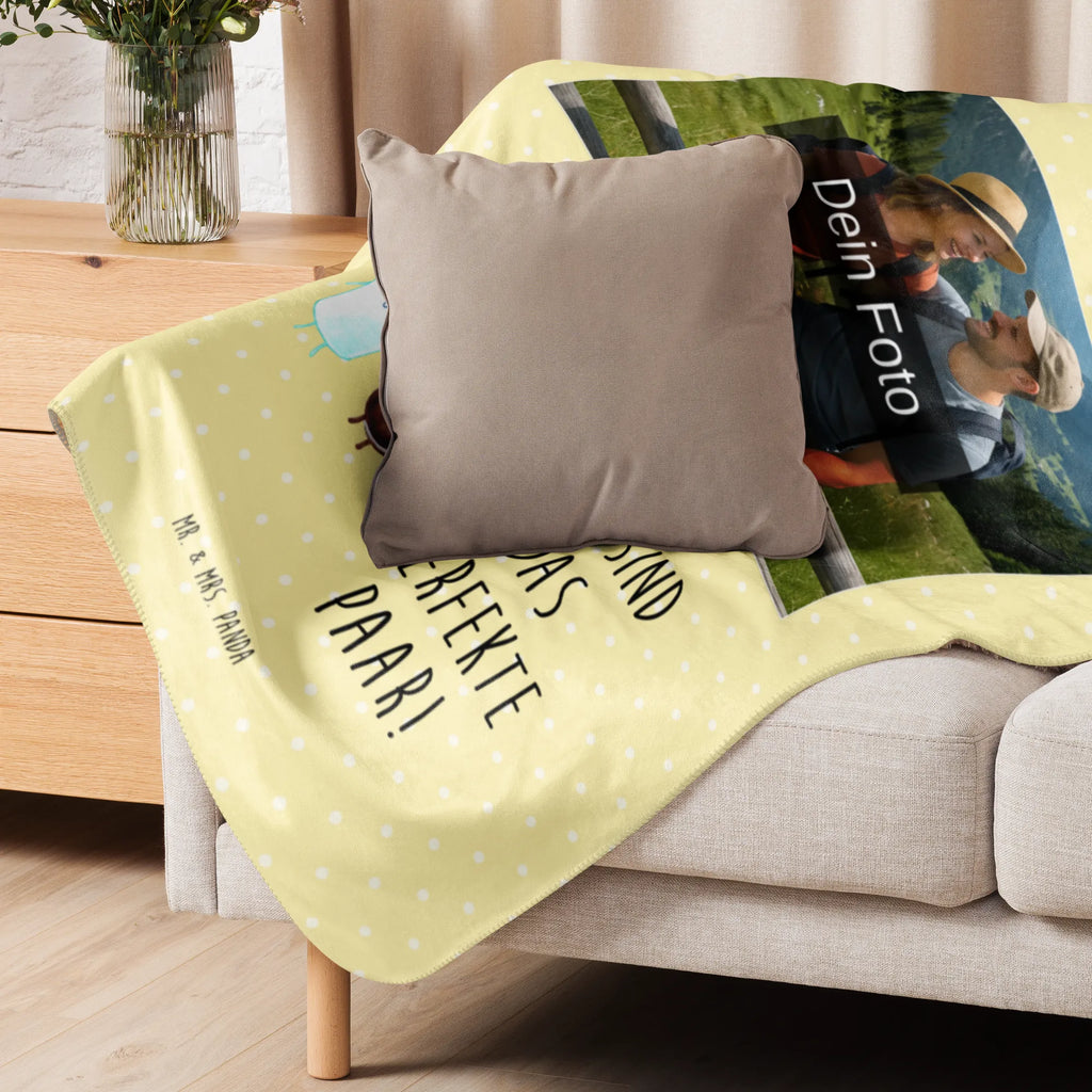 Sherpa Photo Cuddle Blanket milk biscuit small animals, cute, funny, cute animal motives, hand drawn, small world, funny sayings, good mood, happy, gifts, gift ideas, special gifts, animal lover, card, invitation breakfast, cookies, coffee, Milk, milk, biscuit, romantic, perfect couple, cookie, motif sweet