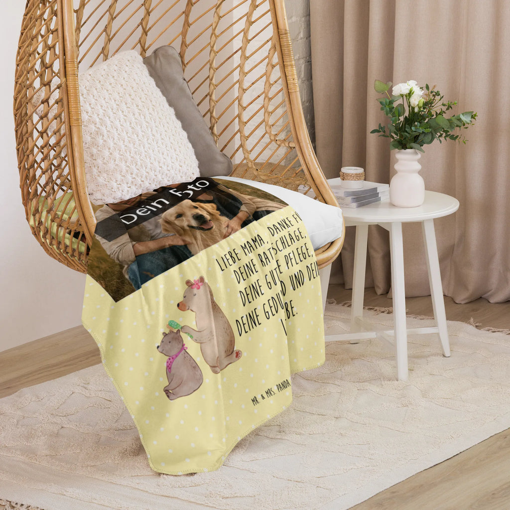Sherpa Photo Cuddle Blanket bear child Foto Kuscheldecke, Familie, Vatertag, Muttertag, Bruder, Schwester, Mama, Papa, Oma, Opa, Mutti, Mutter, Geschenk