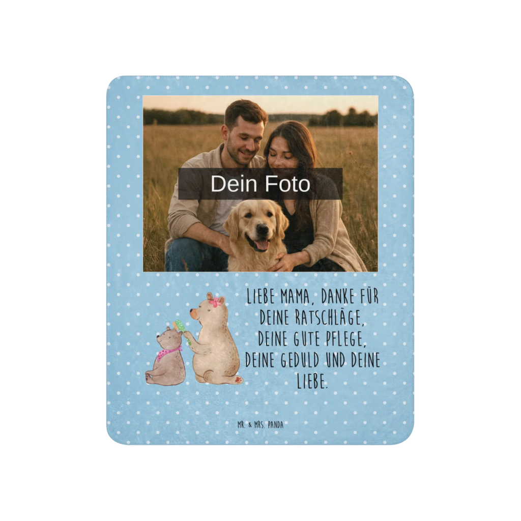Sherpa Photo Cuddle Blanket bear child Foto Kuscheldecke, Familie, Vatertag, Muttertag, Bruder, Schwester, Mama, Papa, Oma, Opa, Mutti, Mutter, Geschenk