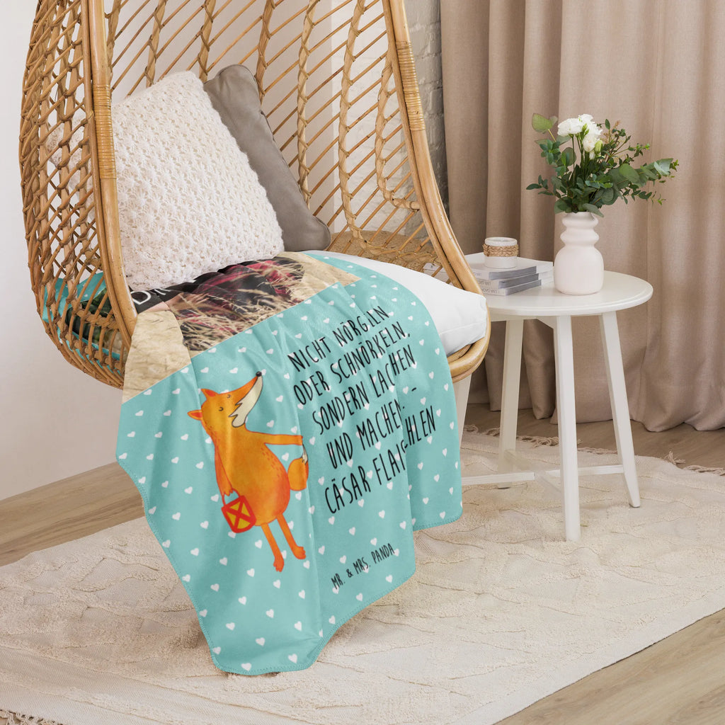 Sherpa Photo Cuddle Blanket Fox Lantern Foto Kuscheldecke, Fuchs, Cäsar Otto Hugo Flaischlen, Liebeskummer Spruch, Spruch trösten, Füchse, Laternenumzug, Sankt Martin, Laterne, Aufmuntern