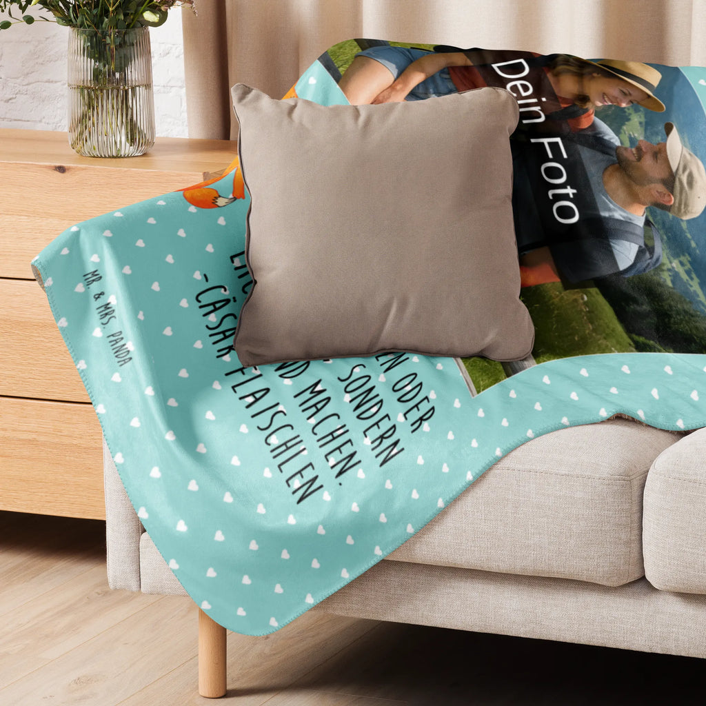 Sherpa Photo Cuddle Blanket Fox Lantern Foto Kuscheldecke, Fuchs, Cäsar Otto Hugo Flaischlen, Liebeskummer Spruch, Spruch trösten, Füchse, Laternenumzug, Sankt Martin, Laterne, Aufmuntern
