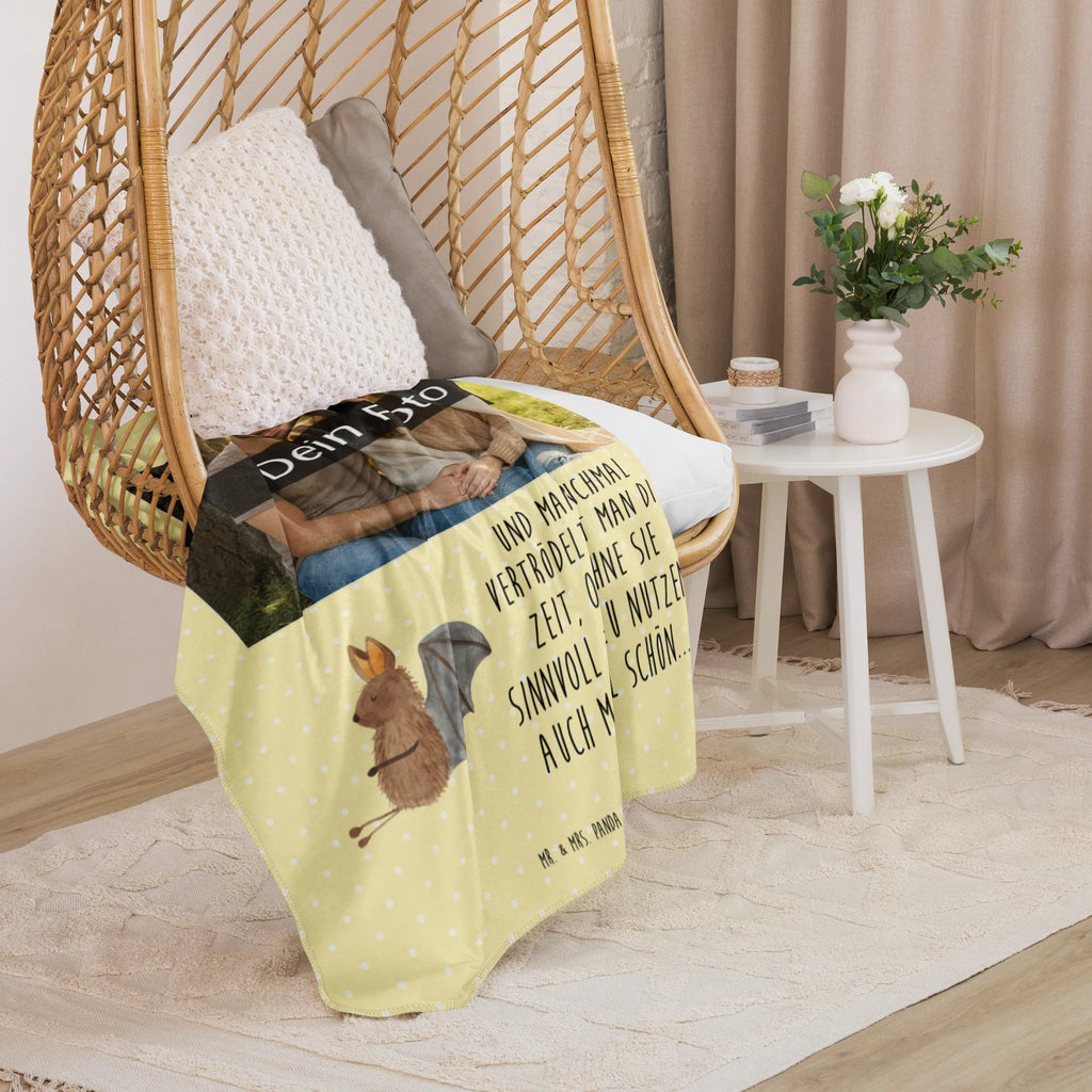 Sherpa Photo Cuddle Blanket bat Sit Foto Kuscheldecke, Tiermotive, Gute Laune, lustige Sprüche, Tiere, Fledermaus, Motivation, entspannen, Fledermäuse