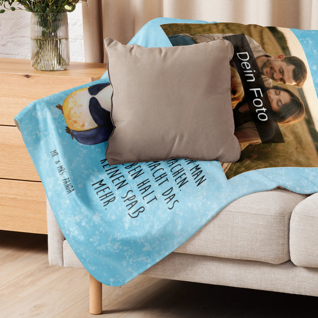 Sherpa Photo Cuddle Blanket Penguin diet Foto Kuscheldecke, Pinguin, Selbstrespekt, Motivation, Diät, Körperliebe, Gewicht, Abnehmen, Selbstliebe, Pinguine, Abspecken