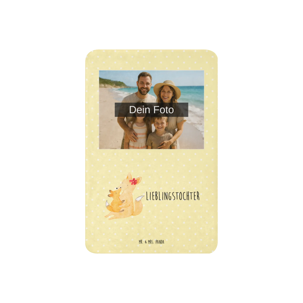 Sherpa Photo Cuddle Blanket Fox mummy Foto Kuscheldecke, Familie, Vatertag, Muttertag, Bruder, Schwester, Mama, Papa, Oma, Opa, Beste Tochter, Lieblingstochter, Mutter, Geschenk, Tochter