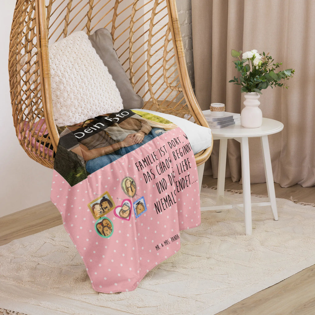 Sherpa Photo Cuddle Blanket Hedgehog family Foto Kuscheldecke, Familie, Vatertag, Muttertag, Bruder, Schwester, Mama, Papa, Oma, Opa, Igel, Glück, Bilder, Zusammenhalt, Liebe