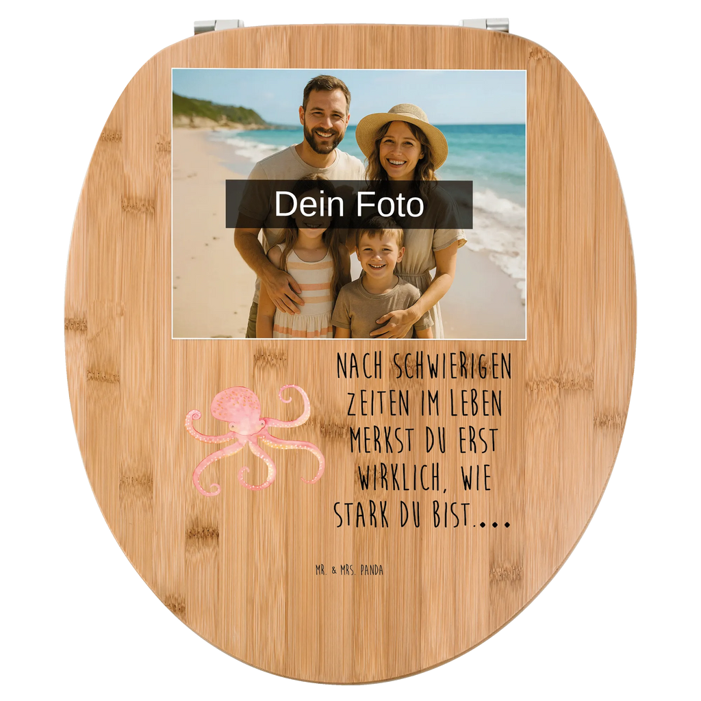 Personalisierter Foto WC Sitz Motiv Tintenfisch Toilettendeckel mit Namen, WC Sitz mit Namen, Personalisierter WC-Sitz, Personalisierte Klobrille, Personalisierter Klodeckel, Personalisierter Toilettendeckel mit Foto, Tiermotive, Gute Laune, lustige Sprüche, Tiere, Arme, Ozean, Tintenfisch, Meer, Wasser, Meerestier, Krake