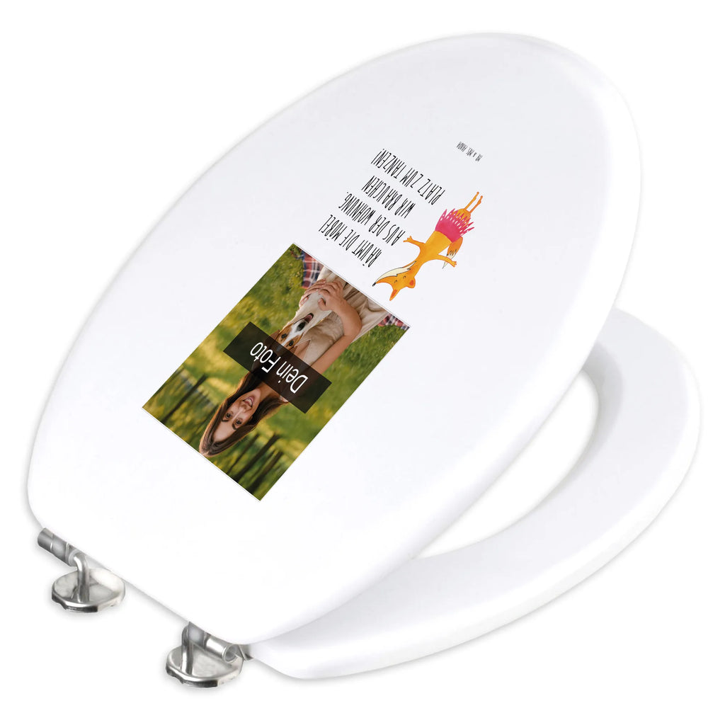 Personalisierter Foto WC Sitz Motiv Fuchs Ballerina Toilettendeckel mit Namen, Personalisierter WC-Sitz, Personalisierter Toilettendeckel mit Foto, WC Sitz mit Namen, Personalisierte Klobrille, Personalisierter Klodeckel, Fuchs, Tanzen, Einladung, Fuchs Spruch, Ballett, Füchsin, Party, Tänzerin, Ballerina, Geburtstag, Füchse