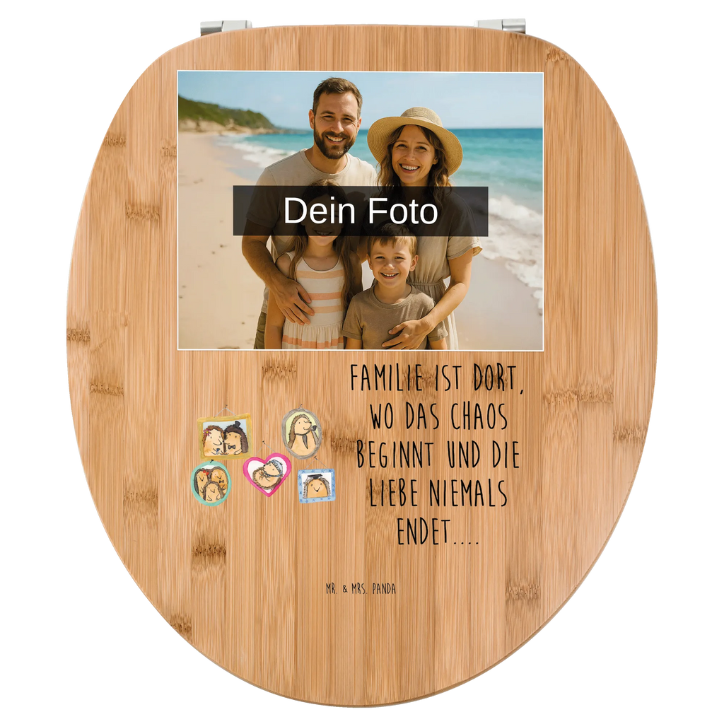 Personalisierter Foto WC Sitz Motiv Igel Familie Toilettendeckel mit Namen, Personalisierter WC-Sitz, Personalisierte Klobrille, Personalisierter Toilettendeckel mit Foto, Personalisierter Klodeckel, WC Sitz mit Namen, Familie, Vatertag, Muttertag, Bruder, Schwester, Mama, Papa, Oma, Opa, Glück, Bilder, Liebe, Zusammenhalt, Igel