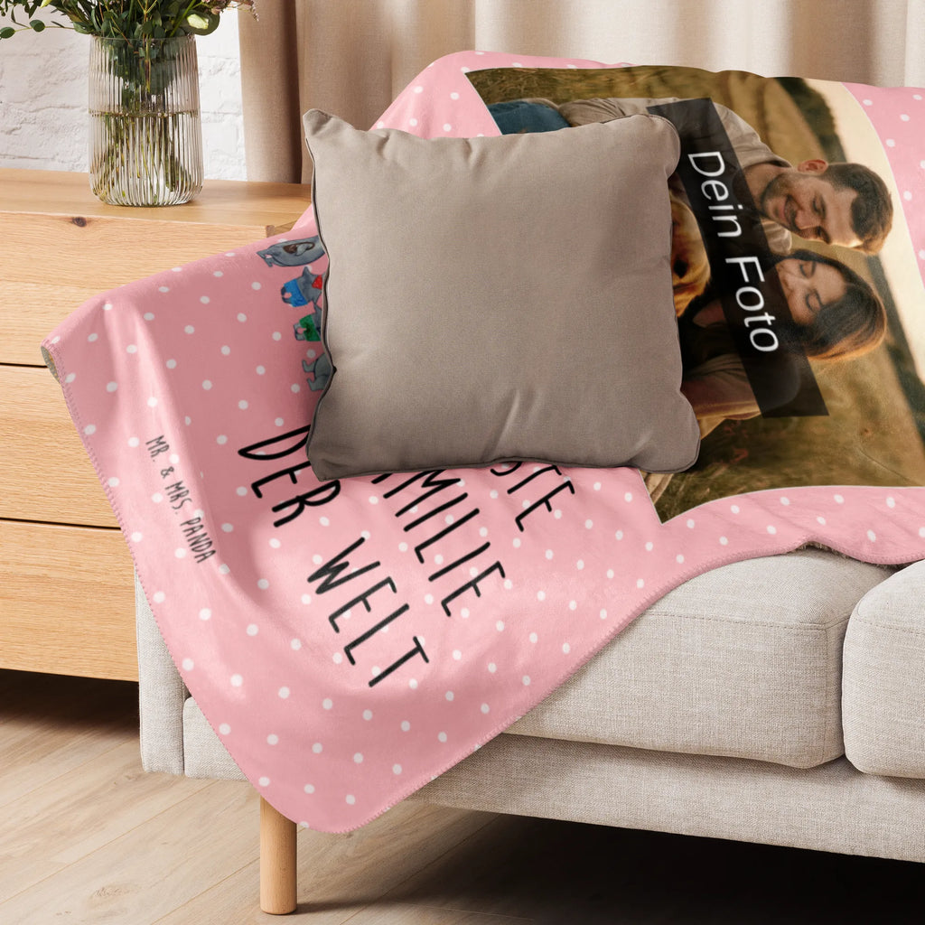 Sherpa Photo Cuddle Blanket Koala family with two kids Foto Kuscheldecke, Familie, Vatertag, Muttertag, Bruder, Schwester, Mama, Papa, Oma, Opa, Koala, Familienleben, beste Familie, Koalafamilie, Lieblingsfamilie, Familienzeit, Koalabär