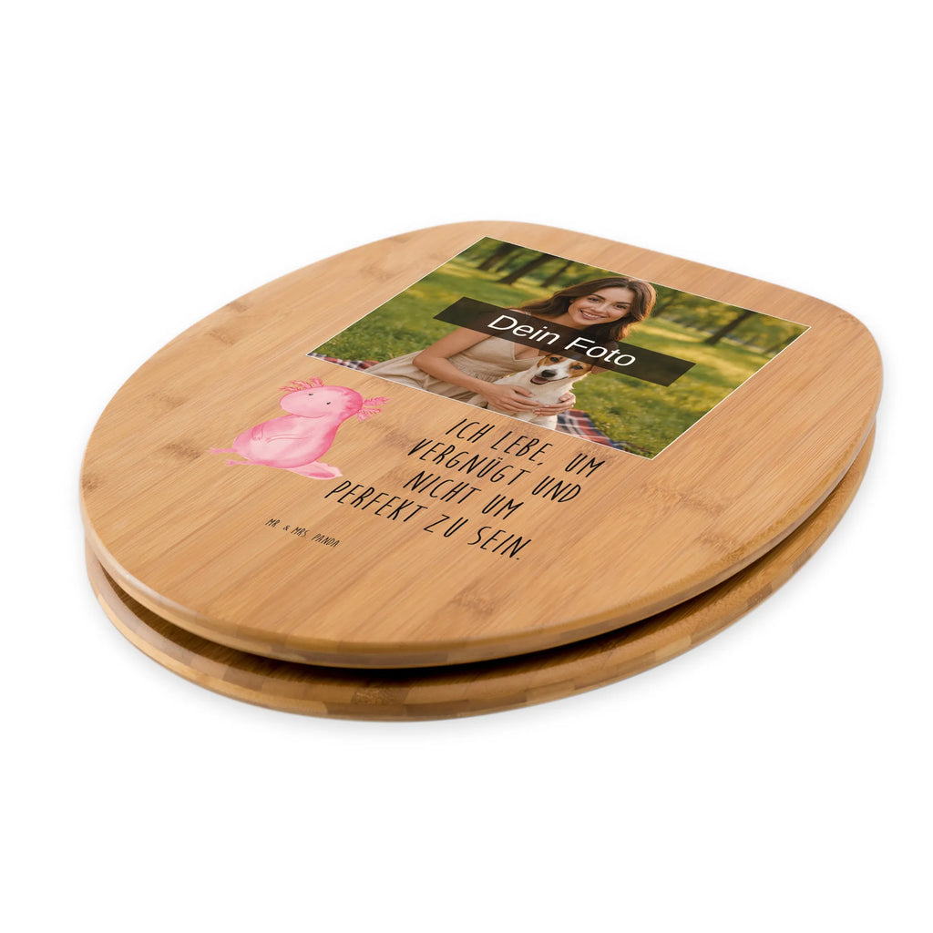 Personalisierter Foto WC Sitz Motiv Axolotl Niedlich Personalisierter WC-Sitz, Personalisierter Toilettendeckel mit Foto, Personalisierter Klodeckel, Toilettendeckel mit Namen, Personalisierte Klobrille, WC Sitz mit Namen, Axolotl, Molch, vergnügt, zufrieden, Lebensweisheit, Weisheit, Lebensstil, fröhlich, Axolot, Liebe, Freundin