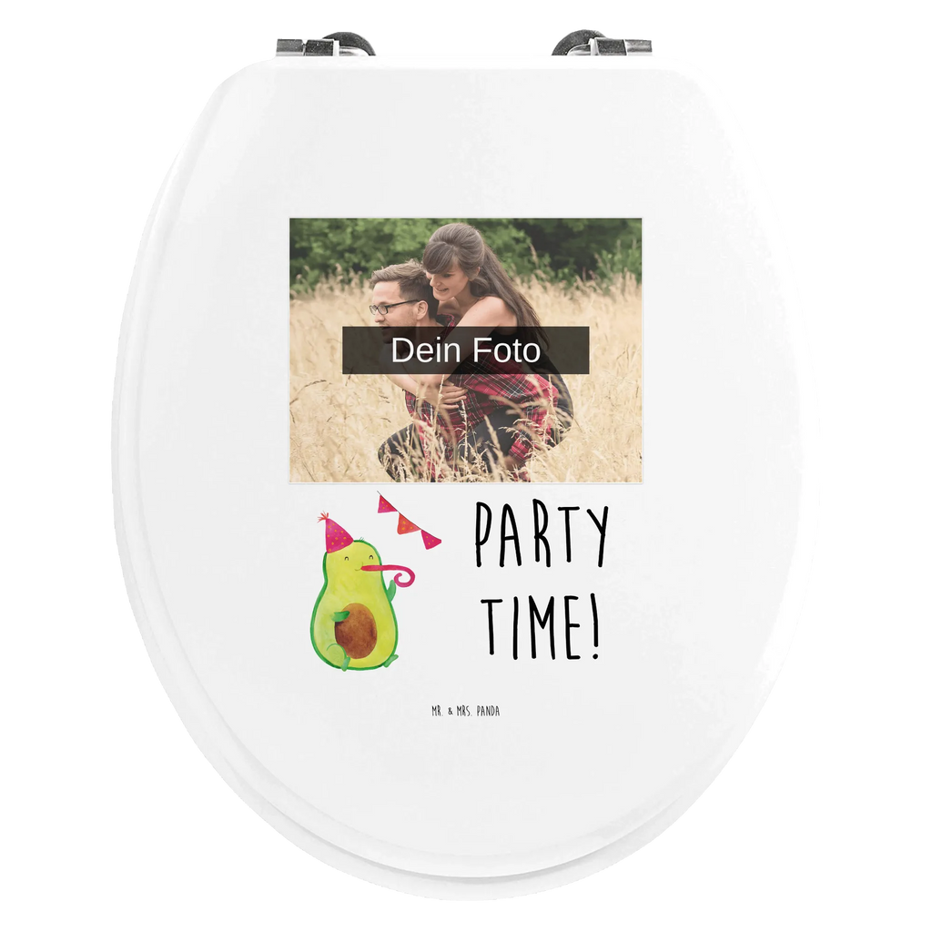 Personalisierter Foto WC Sitz Motiv Avocado Party Zeit Toilettendeckel mit Namen, Personalisierter Klodeckel, Personalisierte Klobrille, Personalisierter Toilettendeckel mit Foto, WC Sitz mit Namen, Personalisierter WC-Sitz, Avocado, Veggie, Vegan, Gesund