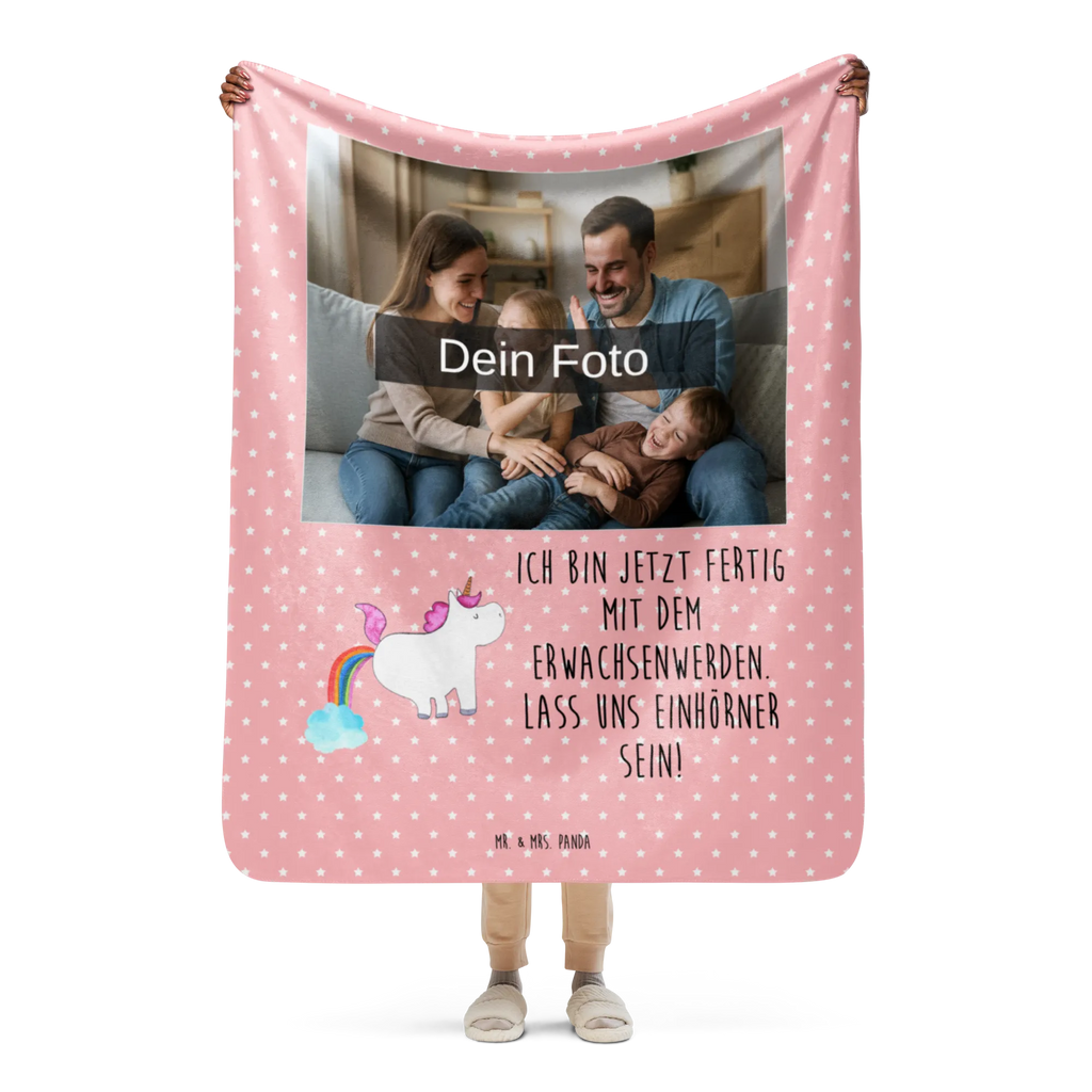 Sherpa Photo Cuddle Blanket unicorn fart Foto Kuscheldecke, Einhorn, Einhörner, Einhorn Deko, Unicorn, Regenbogen, Erwachsenwerden, Glitzer, Spaß, Pups, Einhornpower, lustig, Freundin