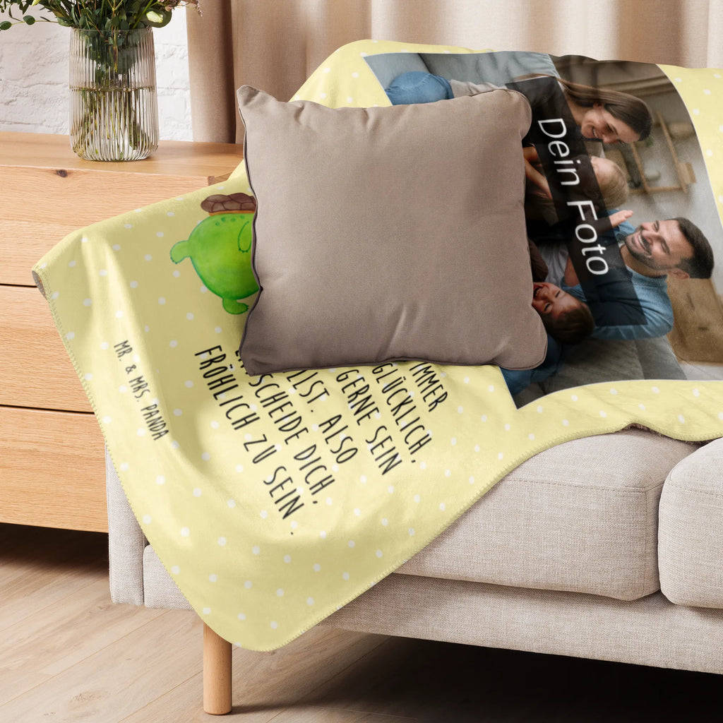 Sherpa Foto Kuscheldecke Schildkröte Pfeifen Foto Kuscheldecke, Schildkröte, Glück, Neuanfang, fröhlich, Lebensfreude, Trennung, Motivation, Schildi, Depression, Schildkröten