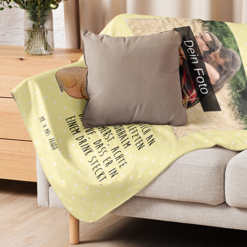 Sherpa Photo Cuddle Blanket Capybara wine small animals, cute, funny, cute animal motives, hand drawn, small world, funny sayings, good mood, happy, gifts, gift ideas, special gifts, animal lover, card