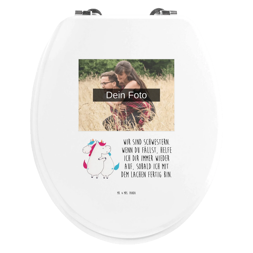 Personalisierter Foto WC Sitz Motiv Einhörner Umarmen WC Sitz mit Namen, Personalisierter WC-Sitz, Personalisierte Klobrille, Toilettendeckel mit Namen, Personalisierter Toilettendeckel mit Foto, Personalisierter Klodeckel, Einhorn, Einhörner, Einhorn Deko, Unicorn, Freundinnen, Geschwister, Liebe, Schwester, Sister, Schwestern, BFF, Freundin, Familie